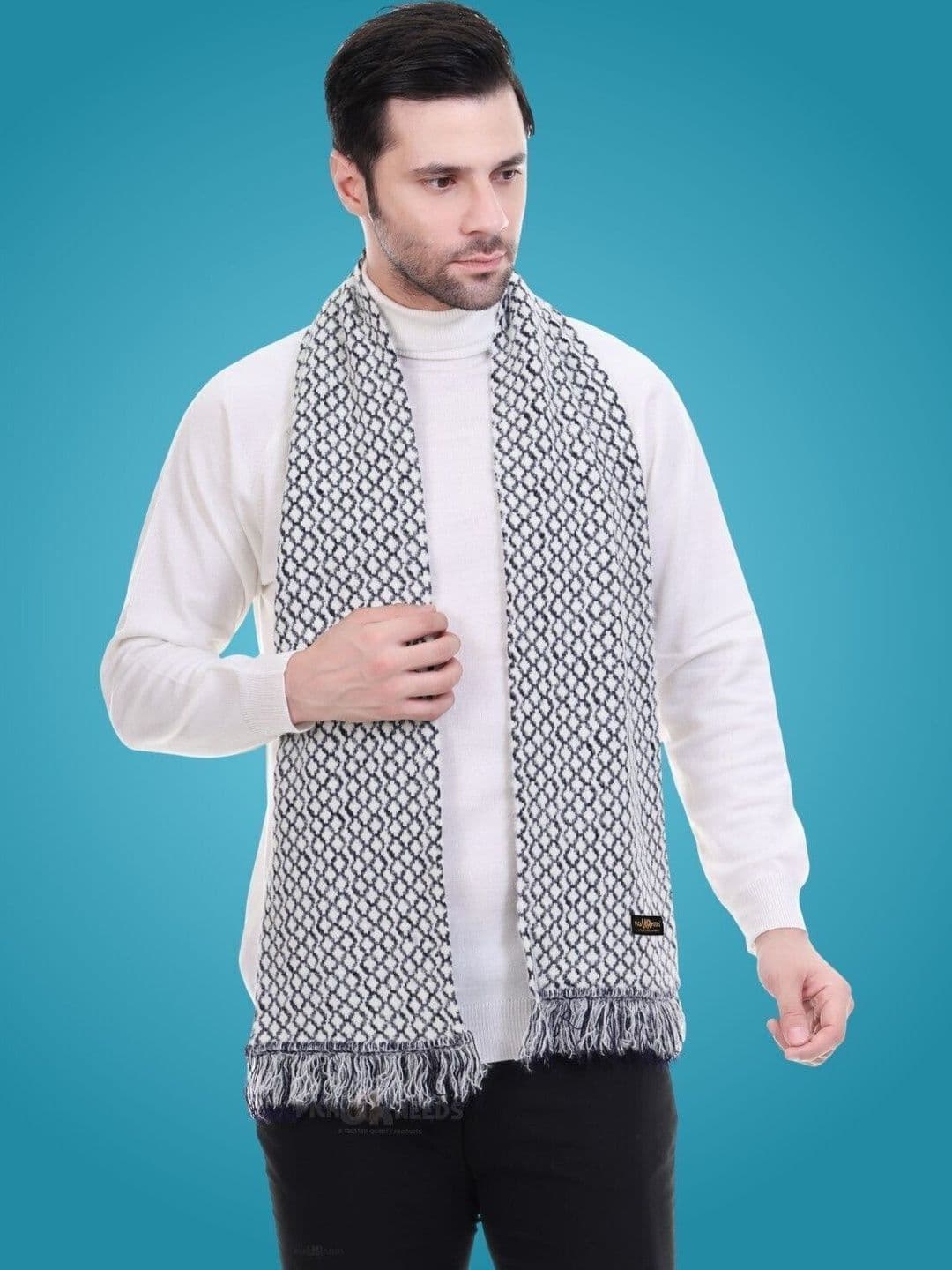 Daily Needs Shop Men Patterned Merino Wool Mufflers - view 1