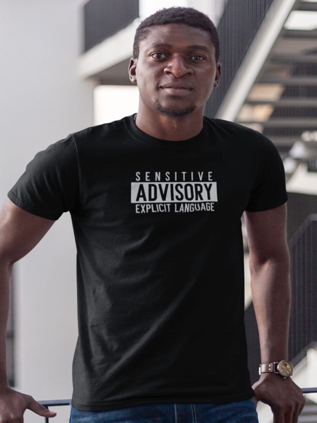 Epic Merch Typography Printed Pure Cotton T-shirt - view 1