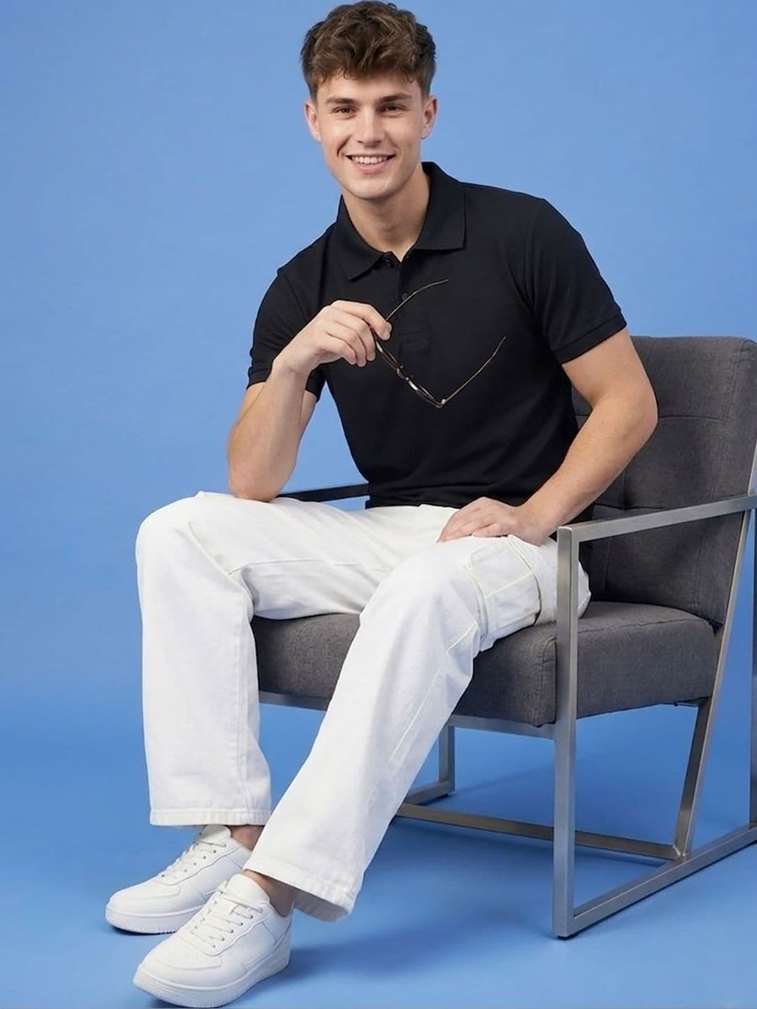 Moda Rapido Men Polo Collar T-shirt - view 1