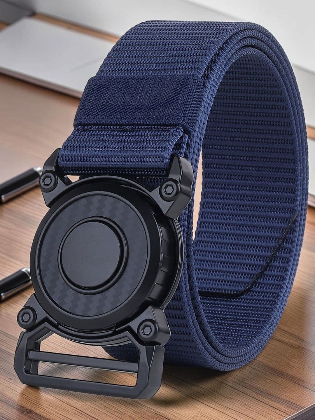 Roadster Men Textured Belt - view 1