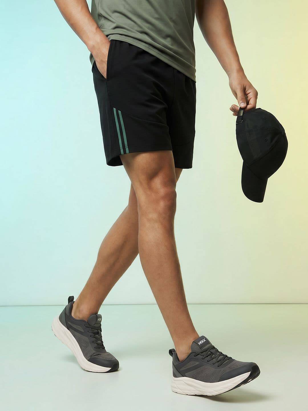 HRX by Hrithik Roshan Men Side Striped Shorts - view 1