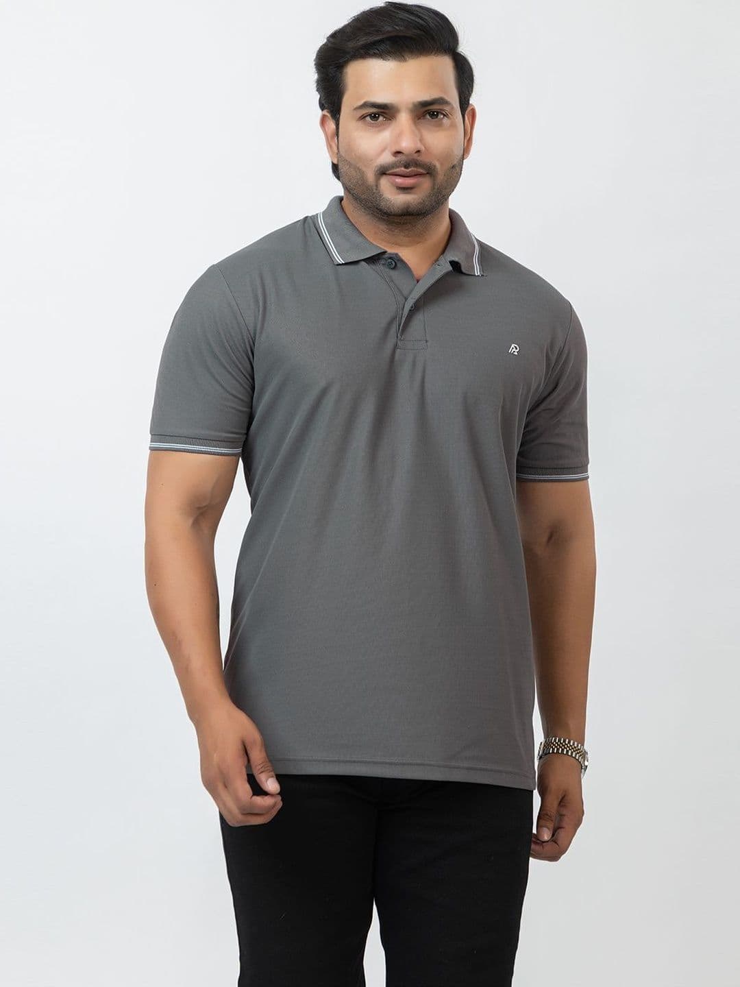 AMERICAN PIE Men Brand Logo Polo Collar T-shirt - view 1