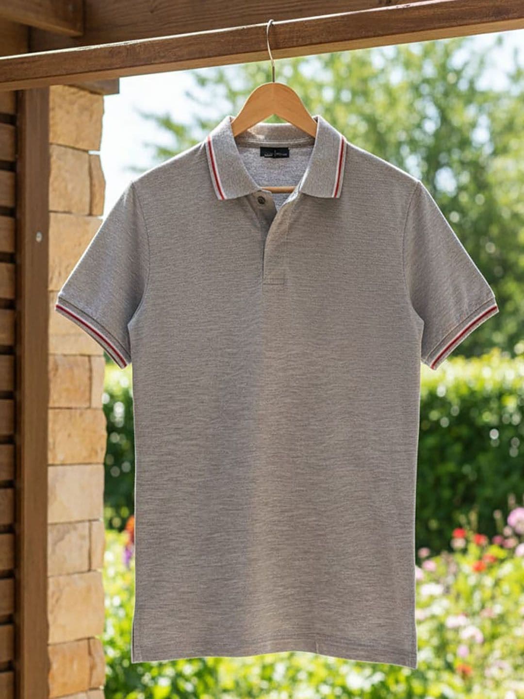 Moda Rapido Men Polo Collar Pockets T-shirt - view 1
