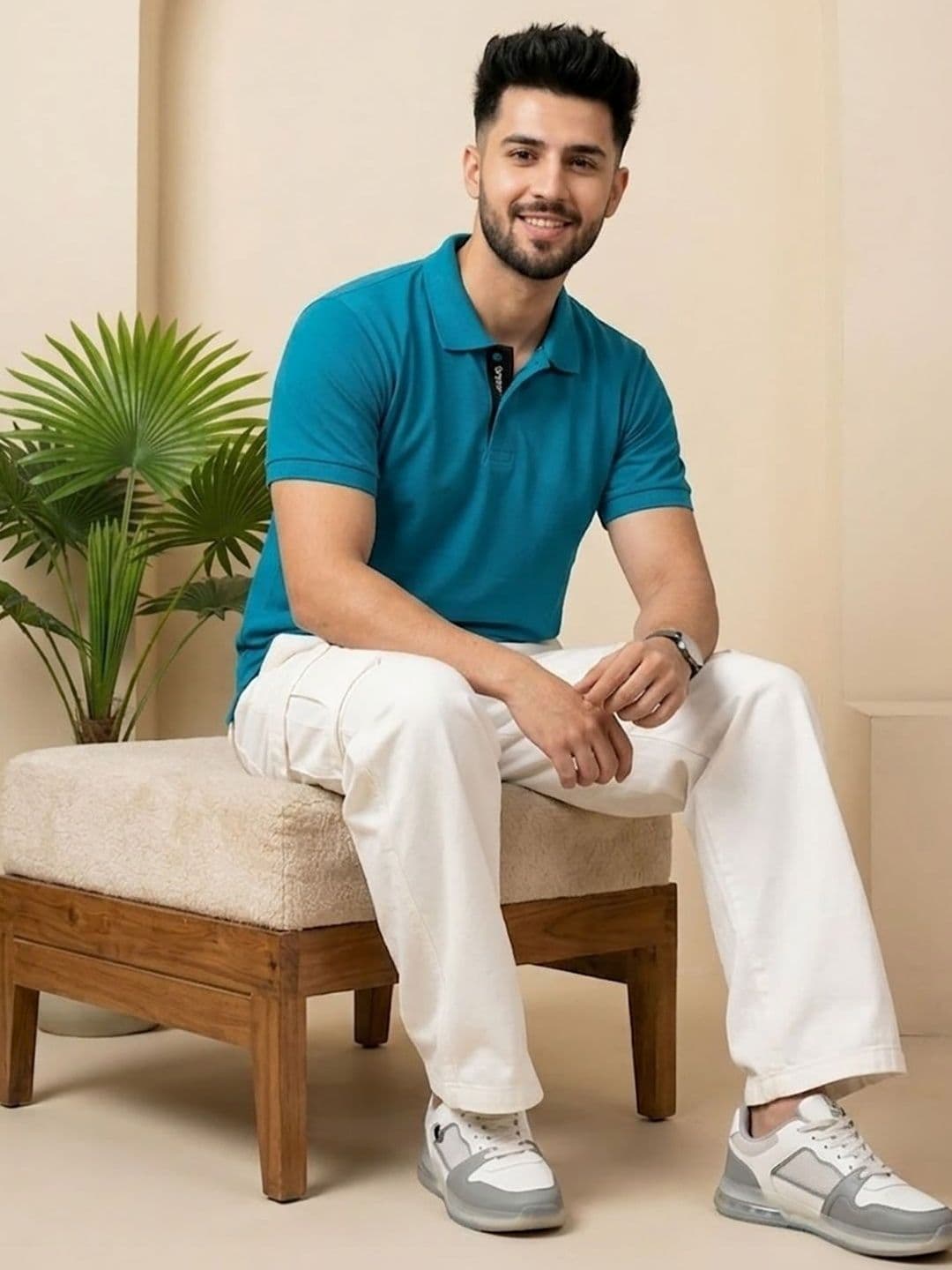 Moda Rapido Men Polo Collar T-shirt - view 1