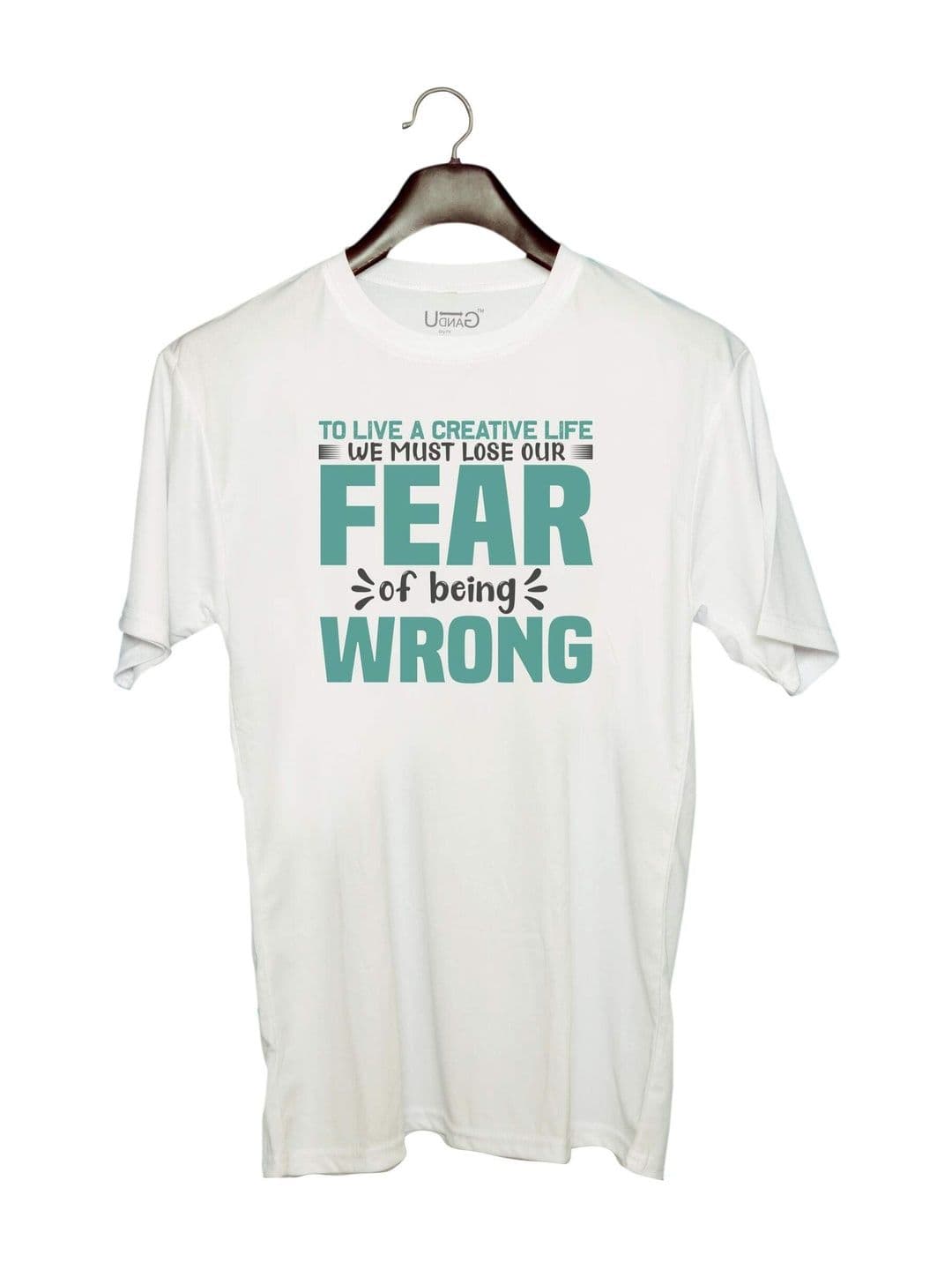 UDNAG Unisex Typography Printed T-shirt - view 1
