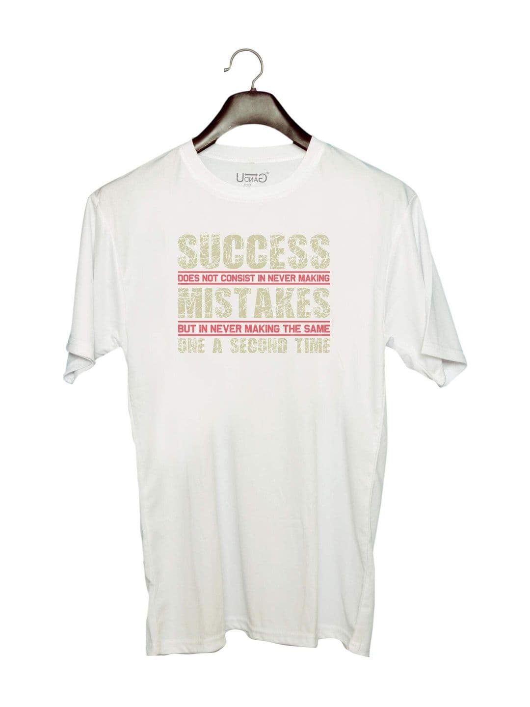 UDNAG Unisex Typography Printed T-shirt - view 1