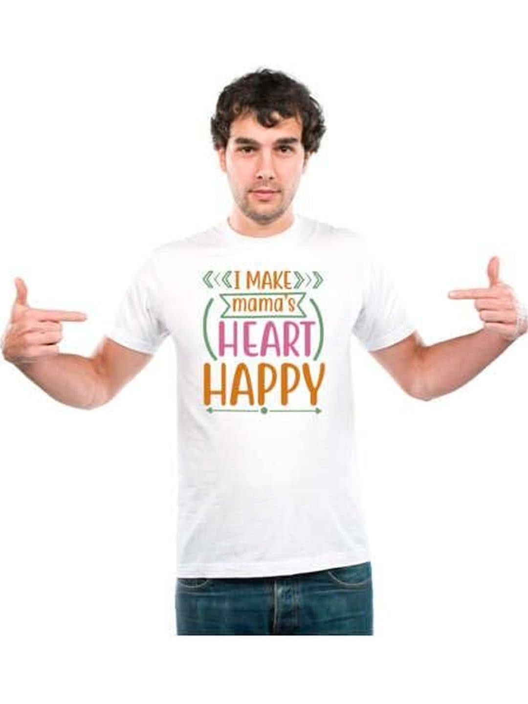 UDNAG Unisex Typography Printed T-shirt - view 1