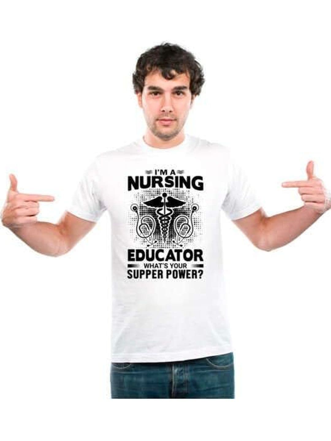 UDNAG Unisex Typography Printed T-shirt - view 1