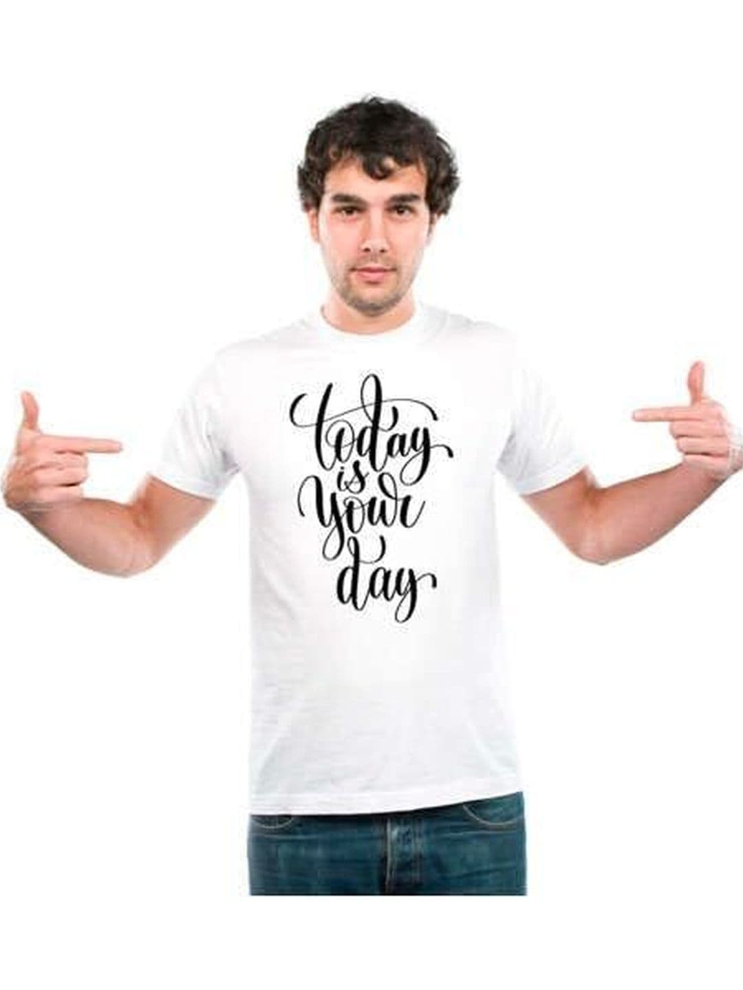 UDNAG Unisex Typography Printed T-shirt - view 1
