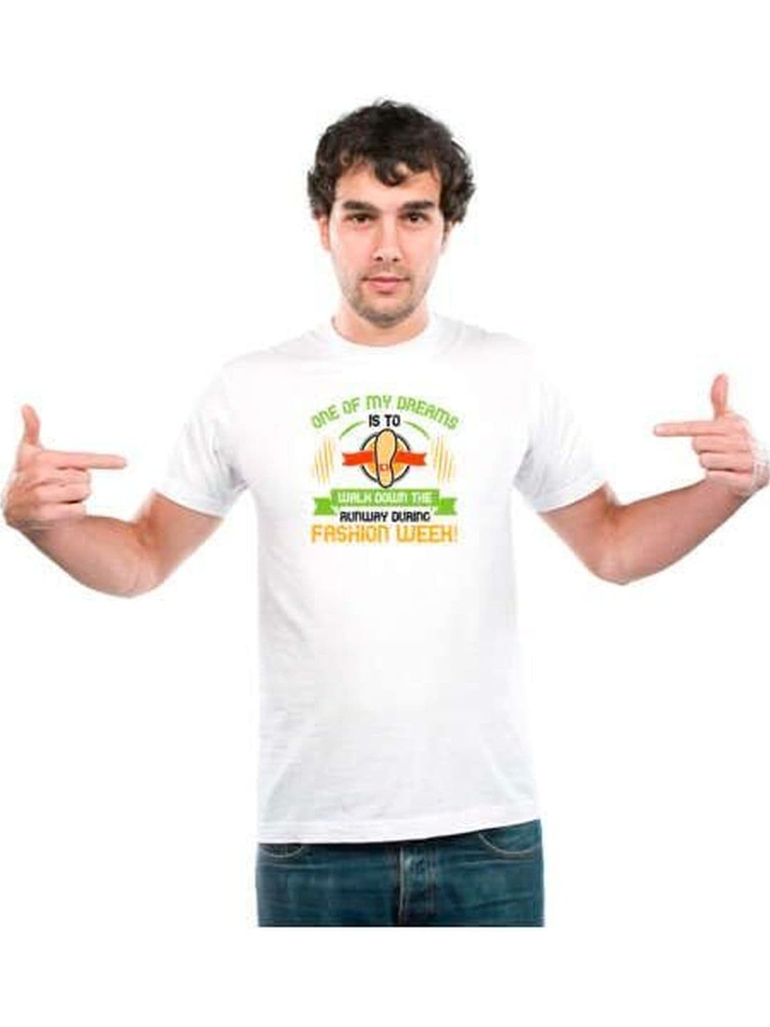 UDNAG Unisex Typography Printed T-shirt - view 1