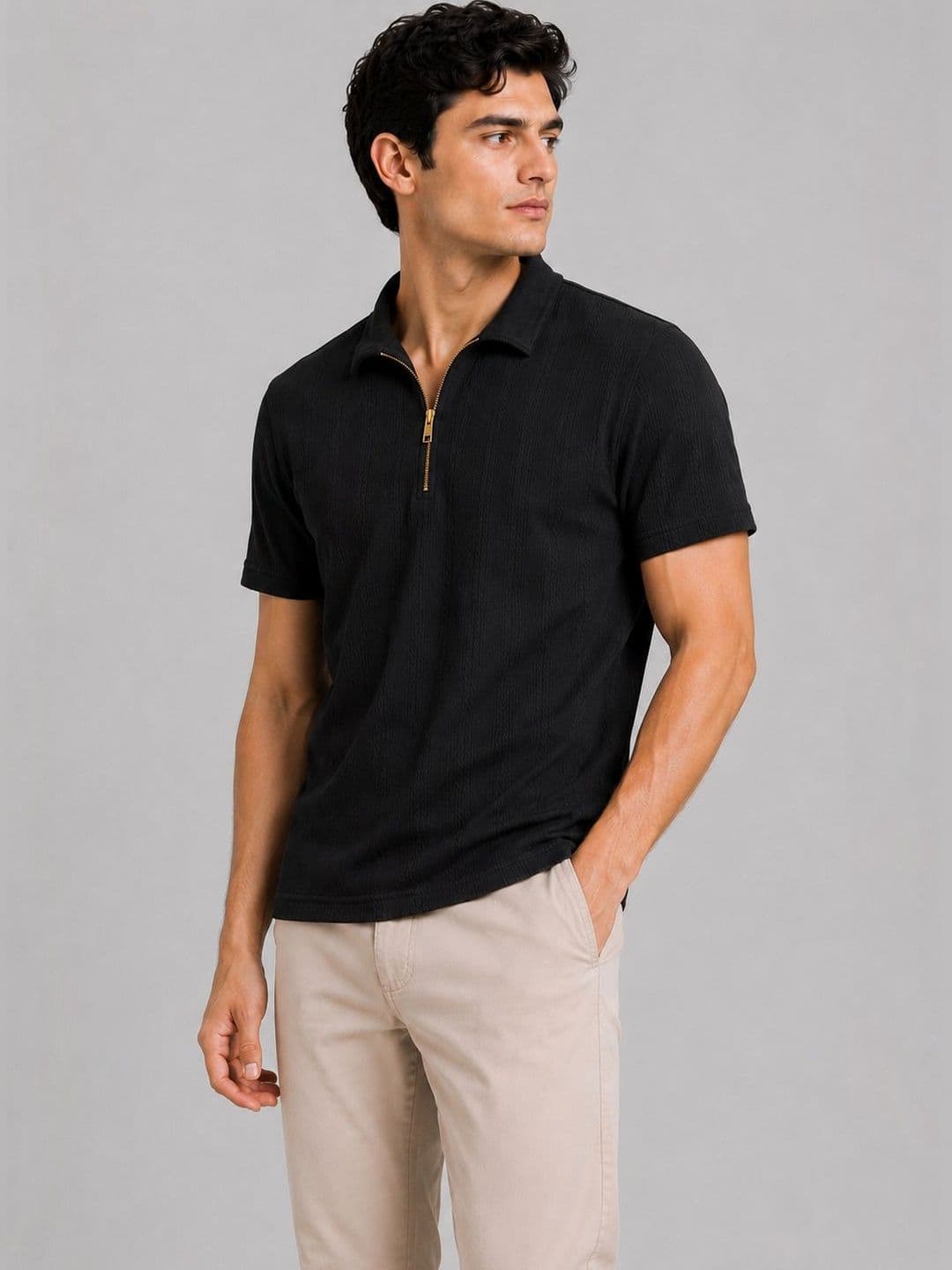 SZN Men Polo Collar T-shirt - view 1