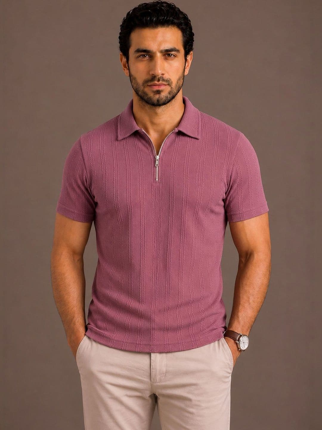 SZN Men Polo Collar T-shirt - view 1