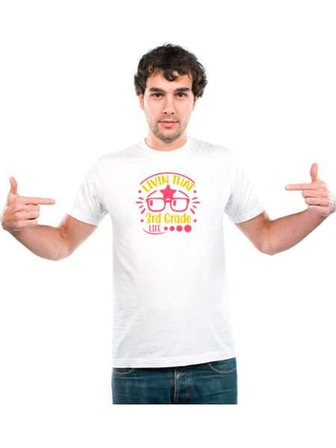 UDNAG Unisex Typography Printed T-shirt - view 1