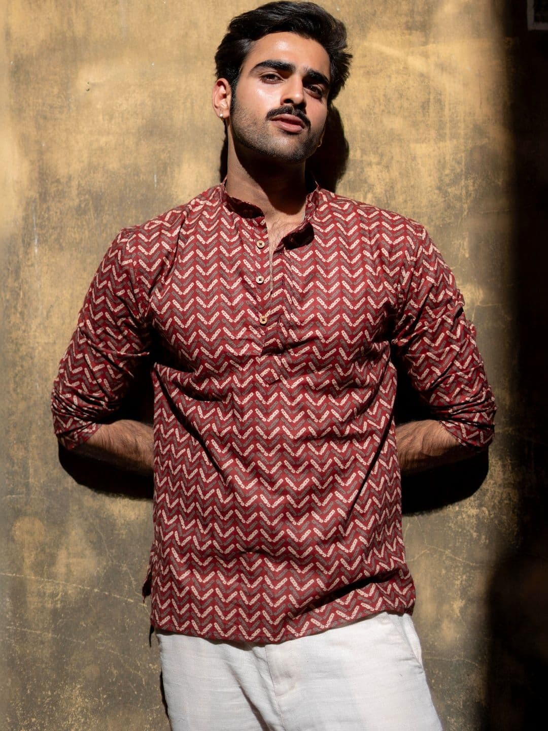 Shasak Men Ethnic Motifs Printed Indie Prints Kurta - view 1