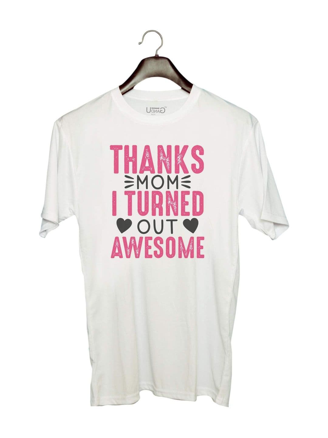 UDNAG Unisex Typography Printed T-shirt - view 1