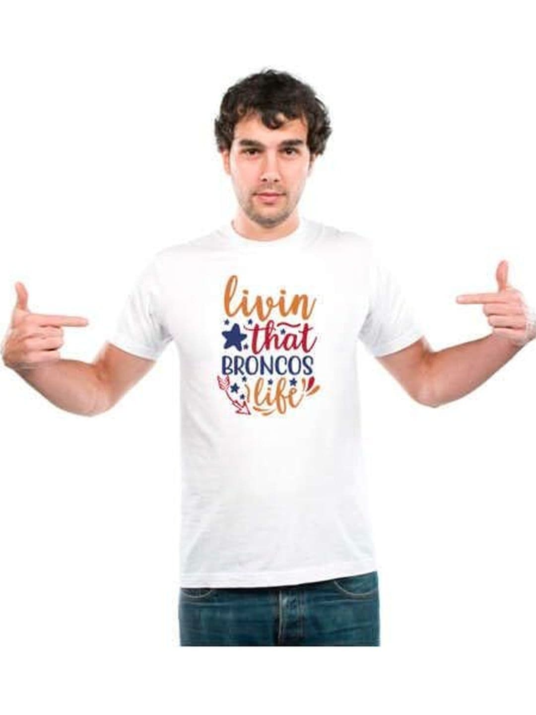 UDNAG Unisex Typography Printed T-shirt - view 1