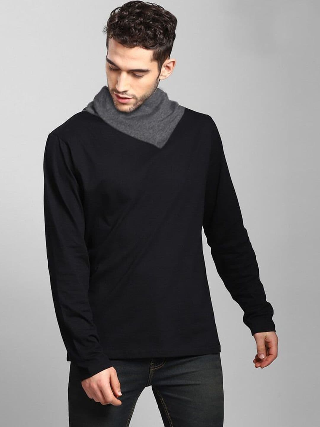 JUST ROAR Men Turtle Neck T-shirt - view 1