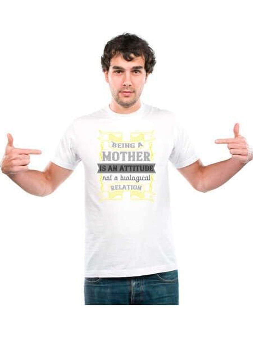 UDNAG Unisex Typography Printed T-shirt - view 1