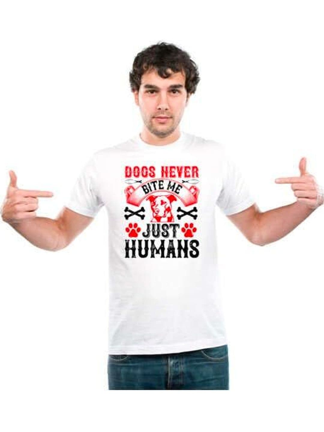 UDNAG Unisex Typography Printed T-shirt - view 1