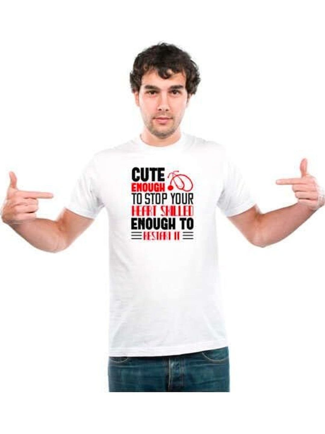 UDNAG Unisex Typography Printed T-shirt - view 1