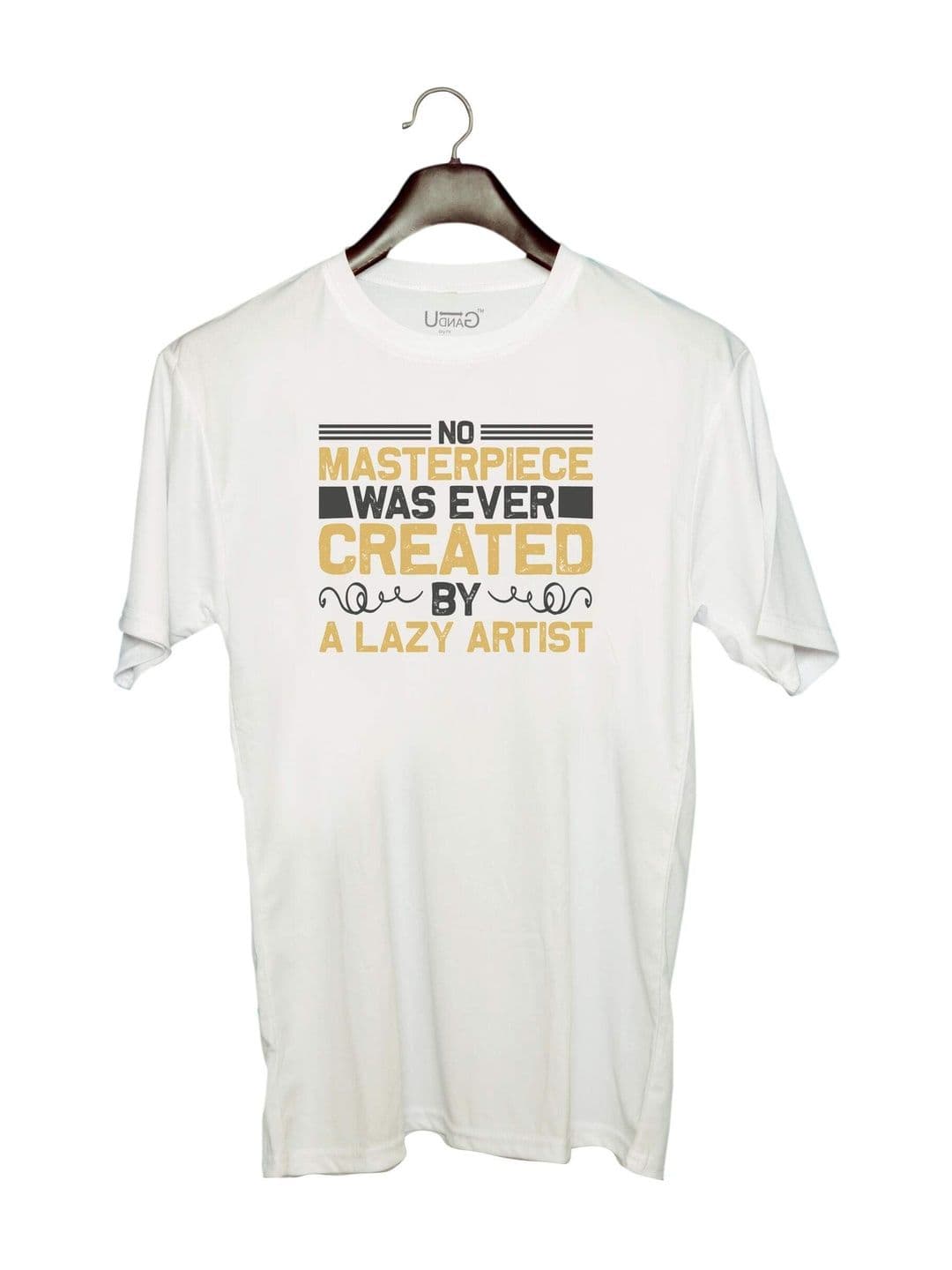 UDNAG Unisex Typography Printed T-shirt - view 1
