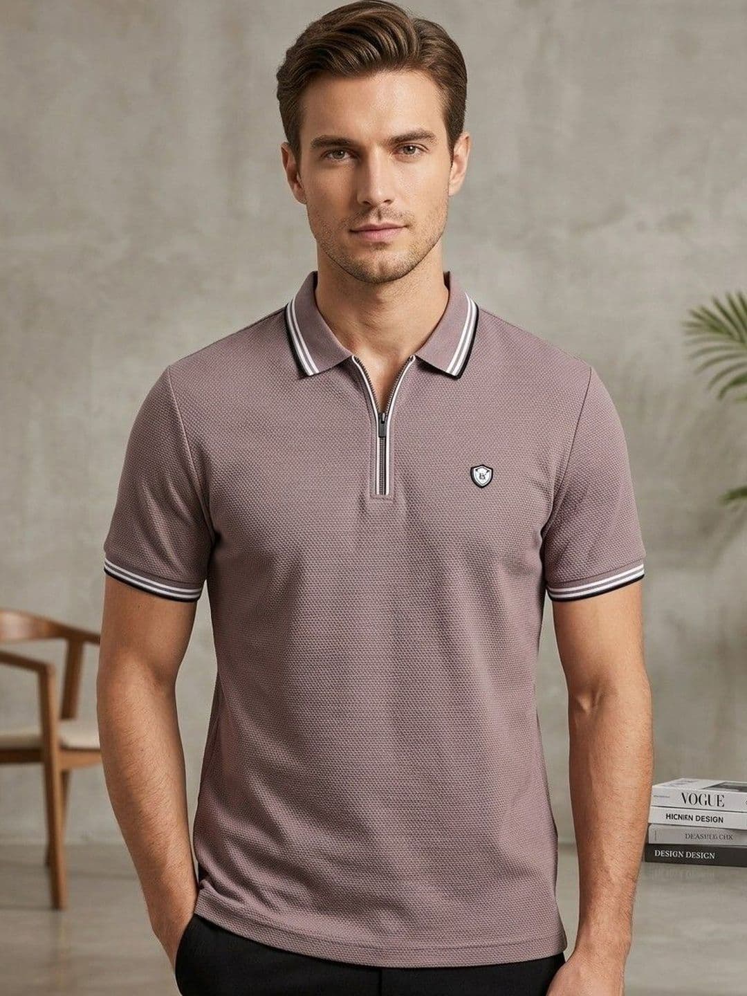 ARRAY Men Polo Collar T-shirt - view 1