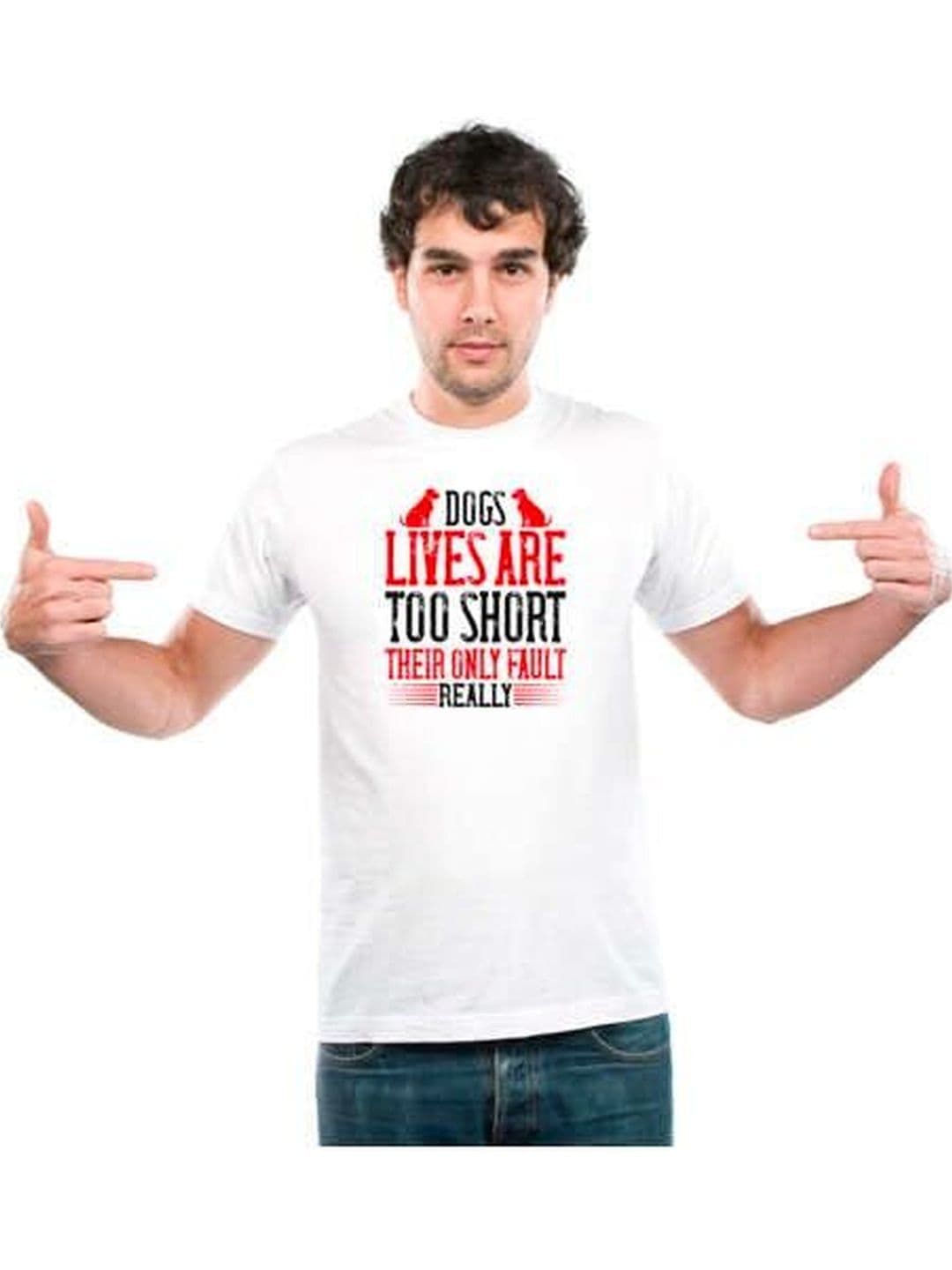 UDNAG Unisex Typography Printed T-shirt - view 1