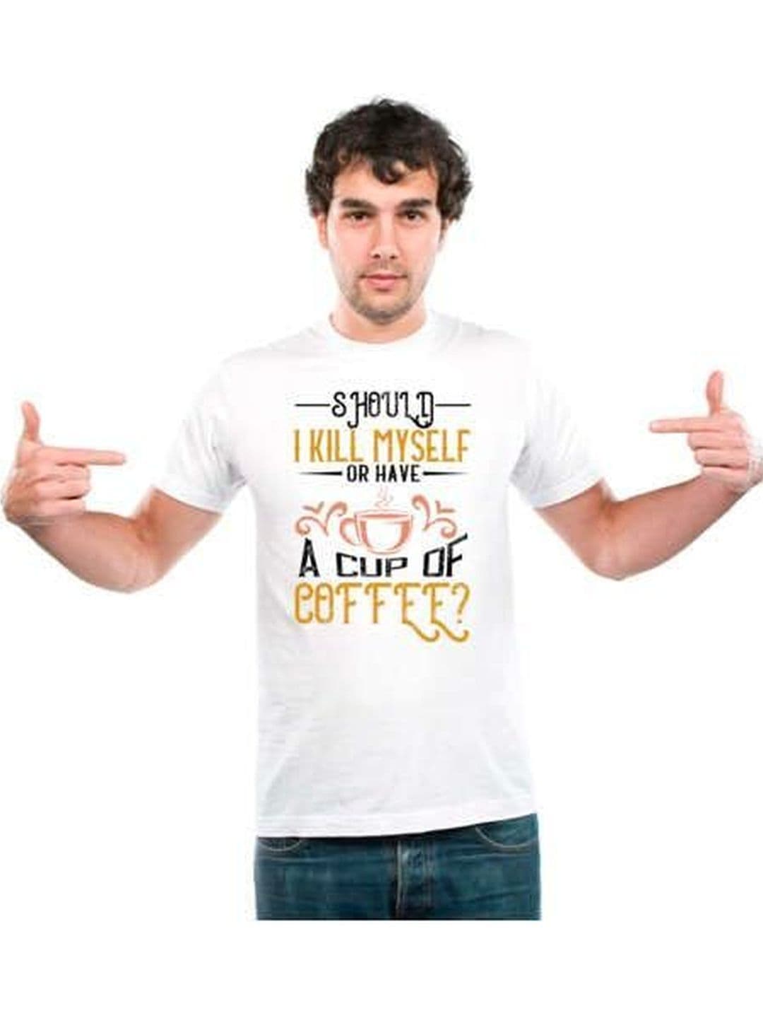 UDNAG Unisex Typography Printed T-shirt - view 1