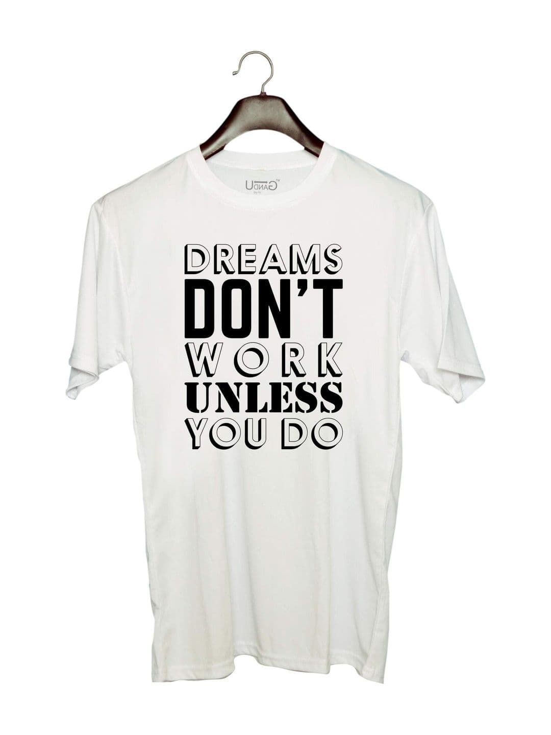 UDNAG Unisex Typography Printed T-shirt - view 1