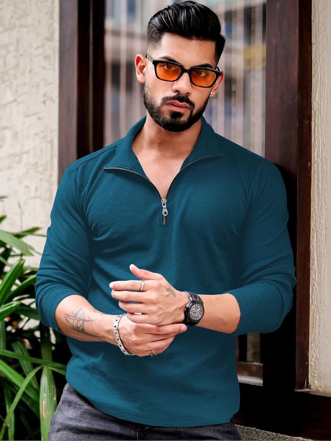 HERE&NOW Men Polo Collar T-shirt - view 1
