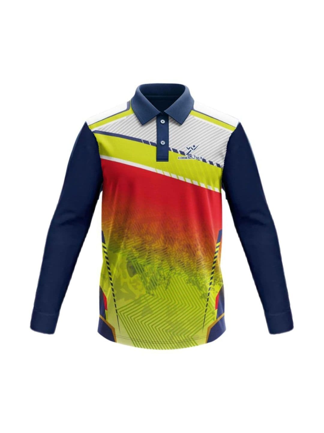 Lookswala Men Printed Polo Collar T-shirt - view 1
