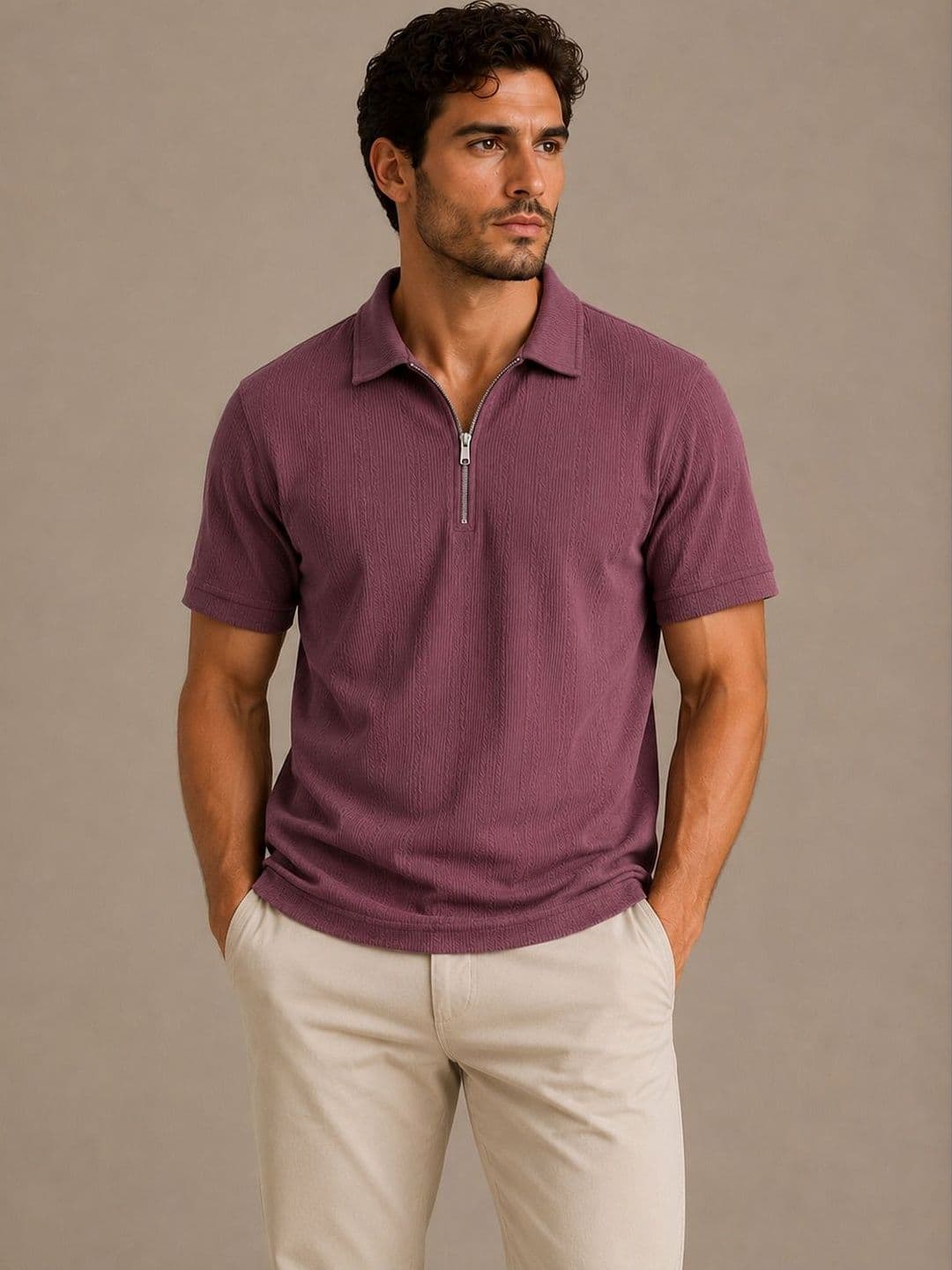 SZN Men Polo Collar T-shirt - view 1