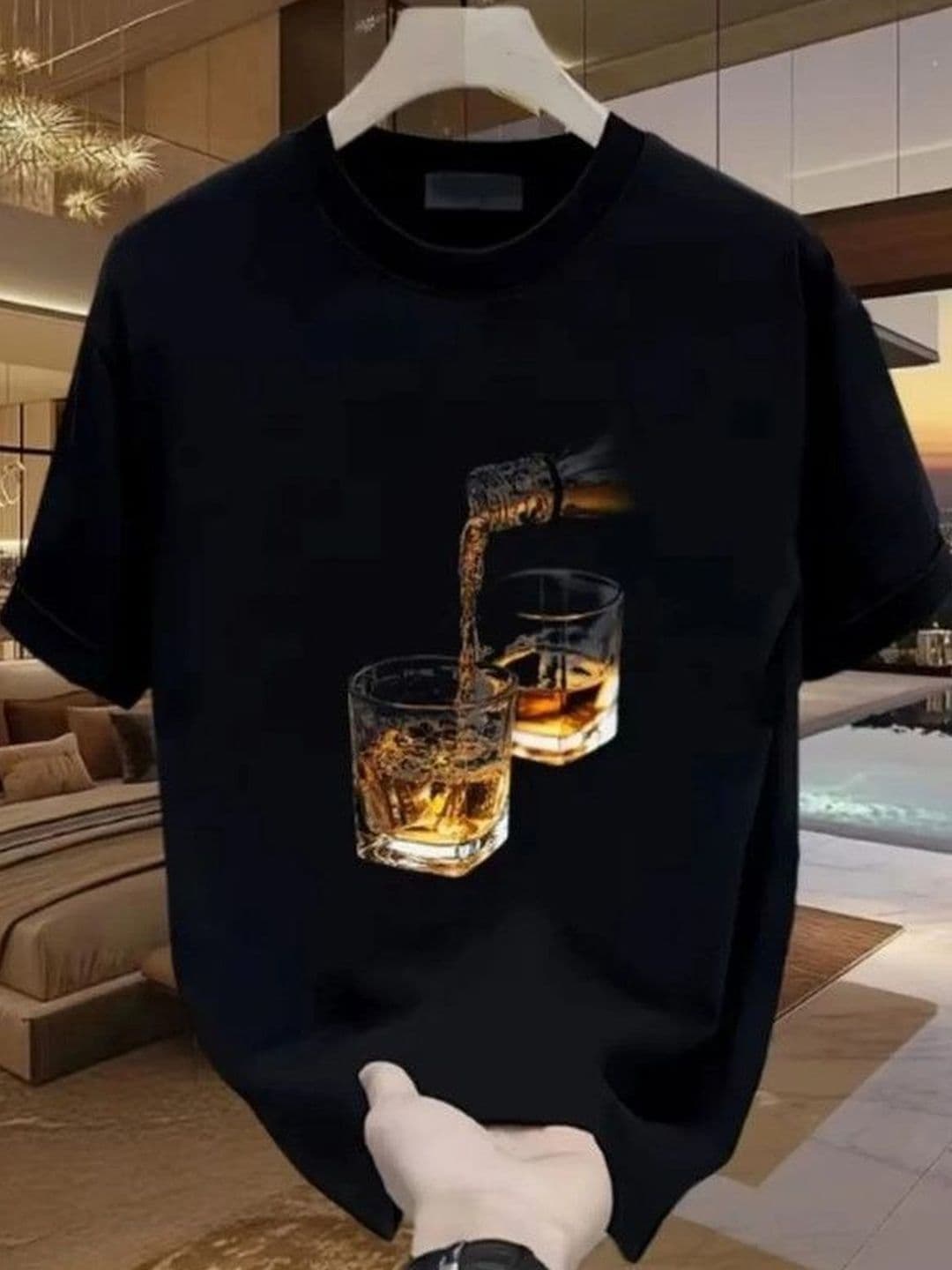 Annnackel Men Printed Pockets T-shirt - view 1