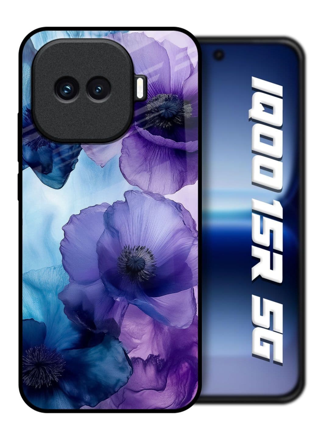QRIOH Floral Printed iQOO 15R 5G Back Case Mobile Accessories - view 1