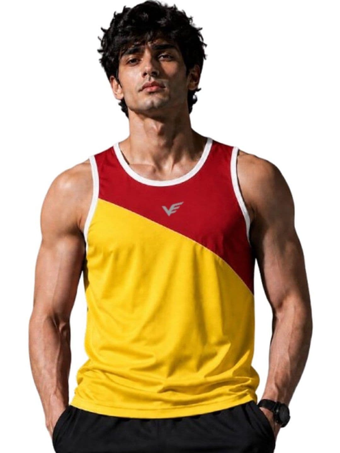 vestarix Colourblocked Gym Vest - view 1