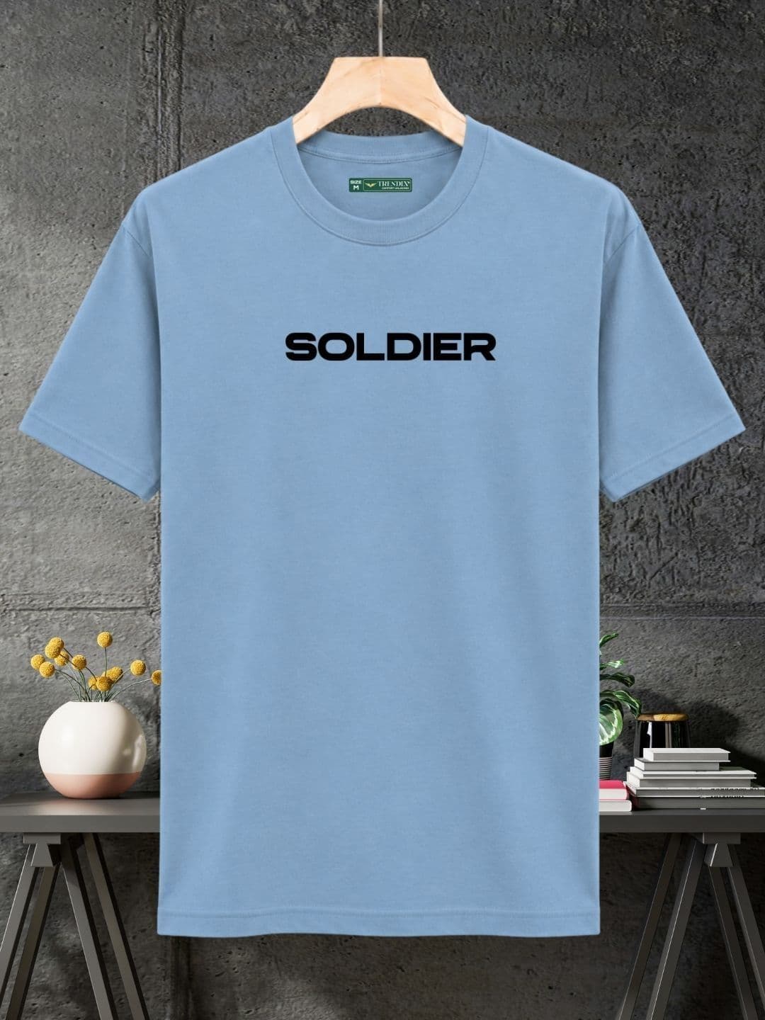 TRENDIX Men Typography Printed Pure Cotton T-shirt - view 1