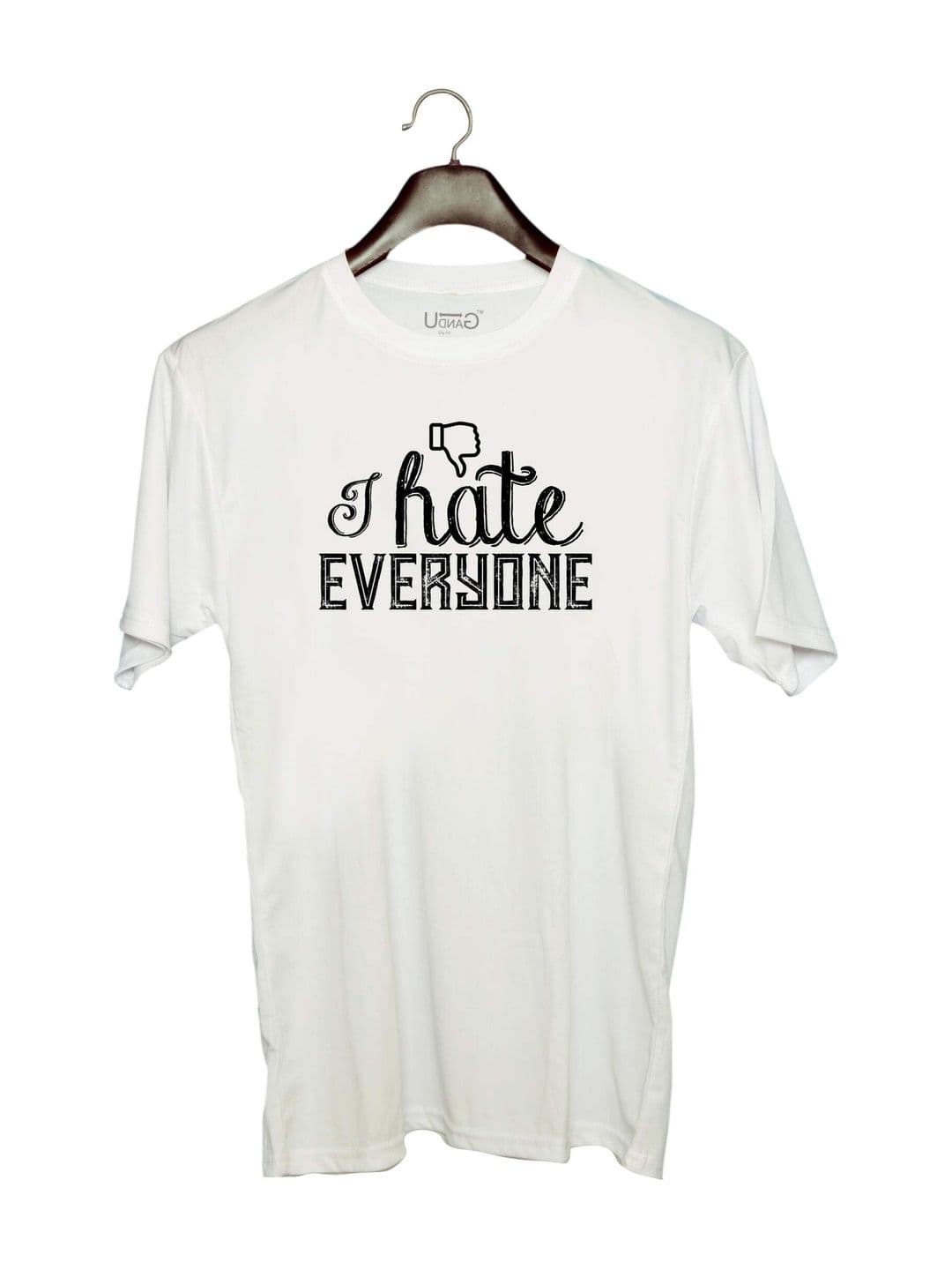 UDNAG Unisex Typography Printed T-shirt - view 1