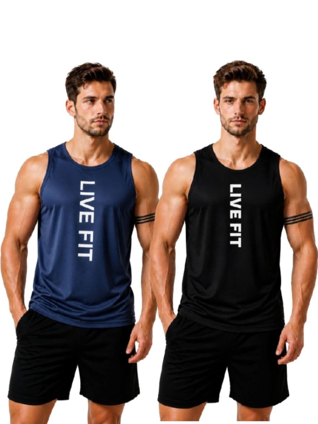 eliteeleganceapparel Pack of 2 Gym Vest - view 1