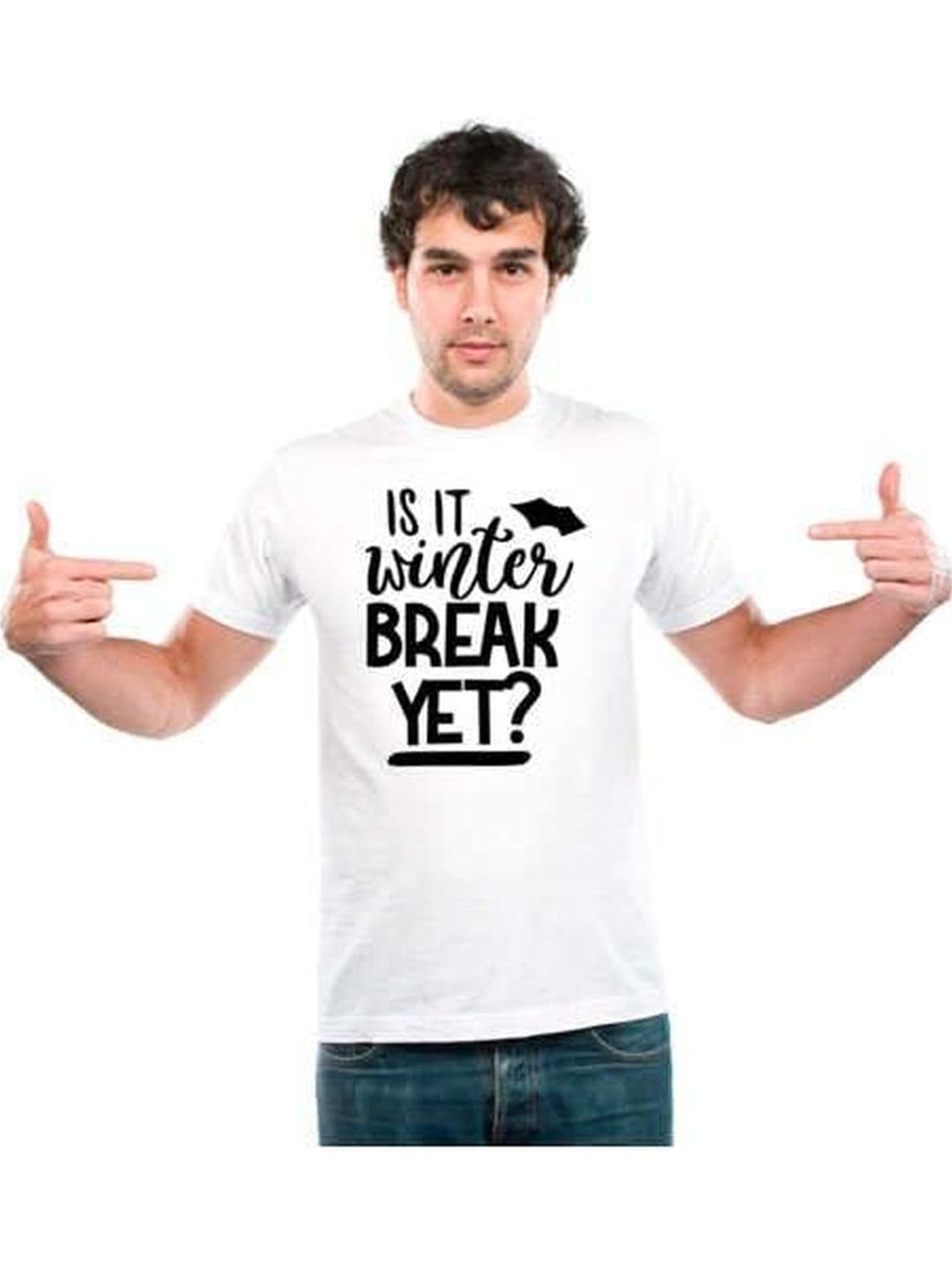 UDNAG Unisex Typography Printed T-shirt - view 1