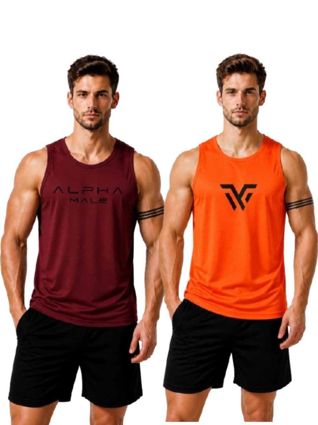 eliteeleganceapparel Pack of 2 Gym Vest - view 1