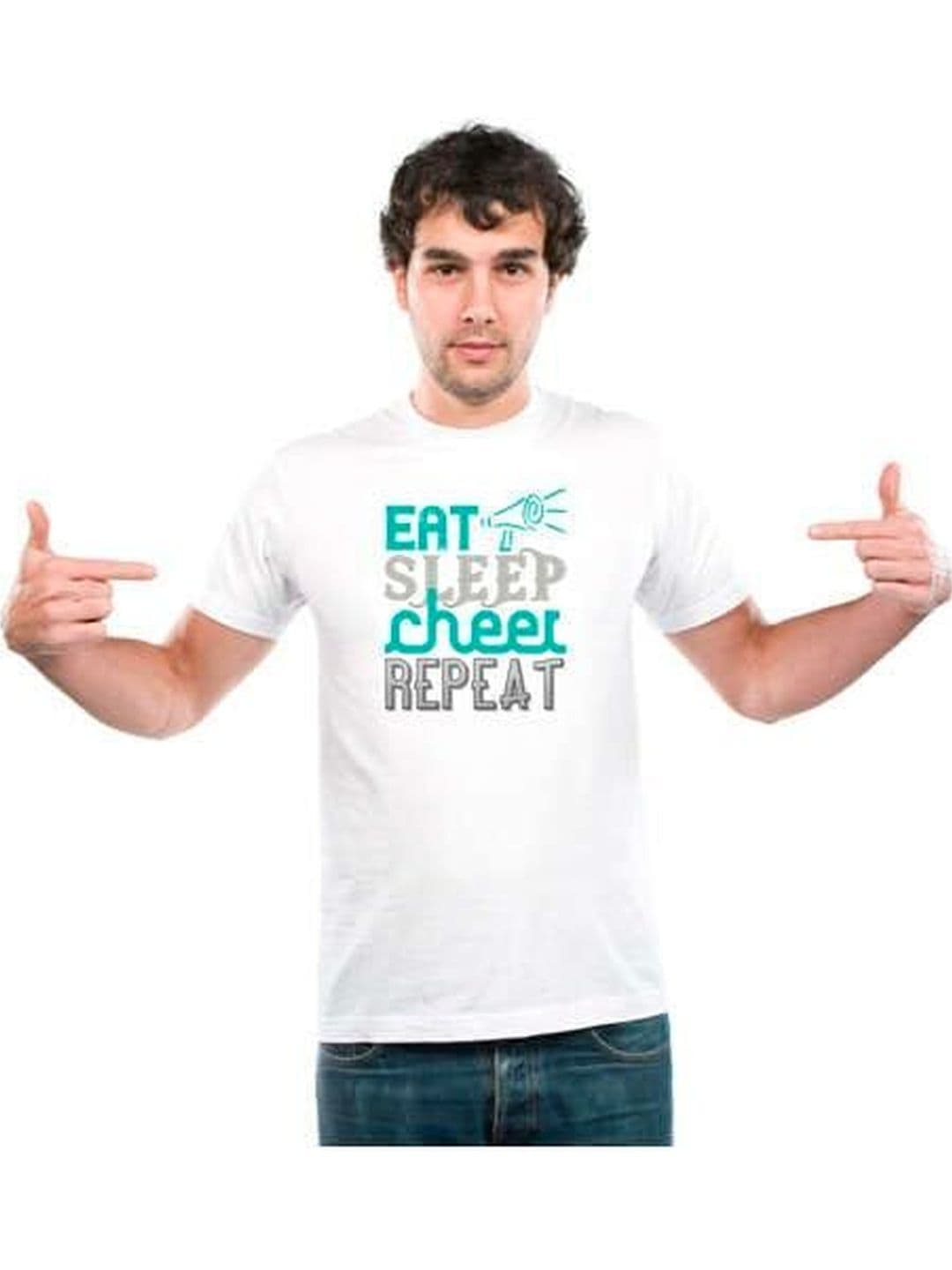 UDNAG Unisex Typography Printed T-shirt - view 1