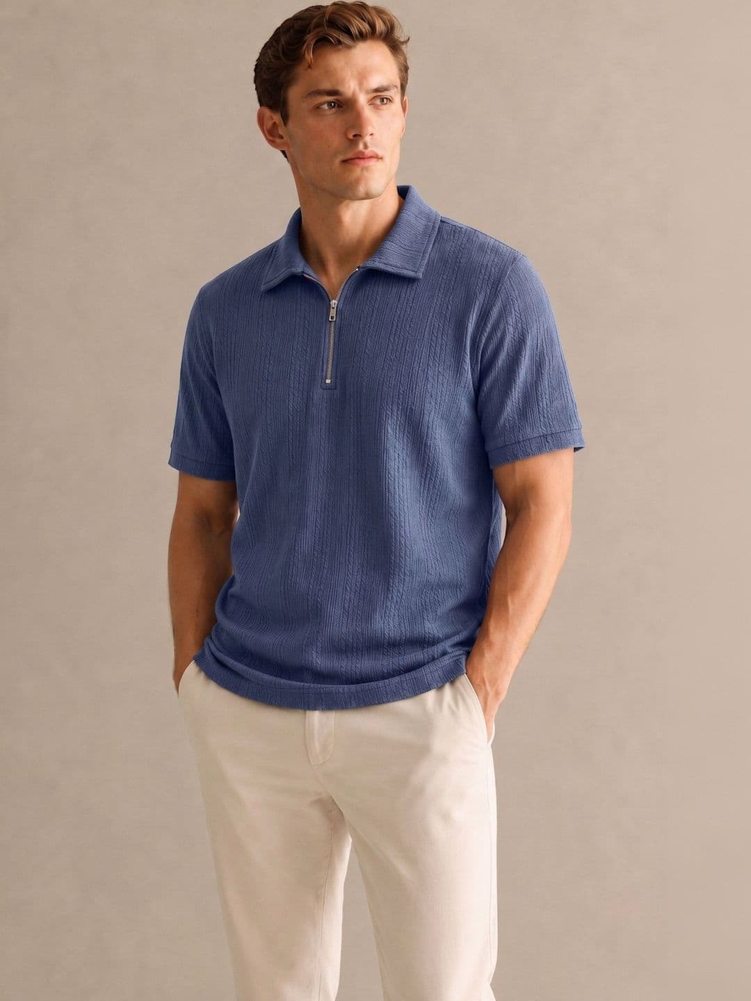 SZN Men Polo Collar T-shirt - view 1