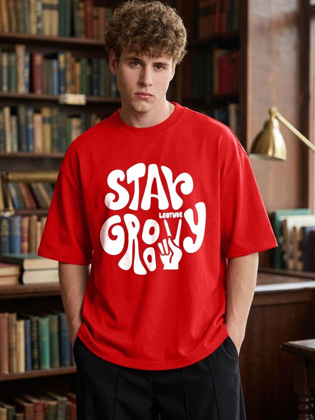 JUST ROAR Men Typography Printed T-shirt - view 1