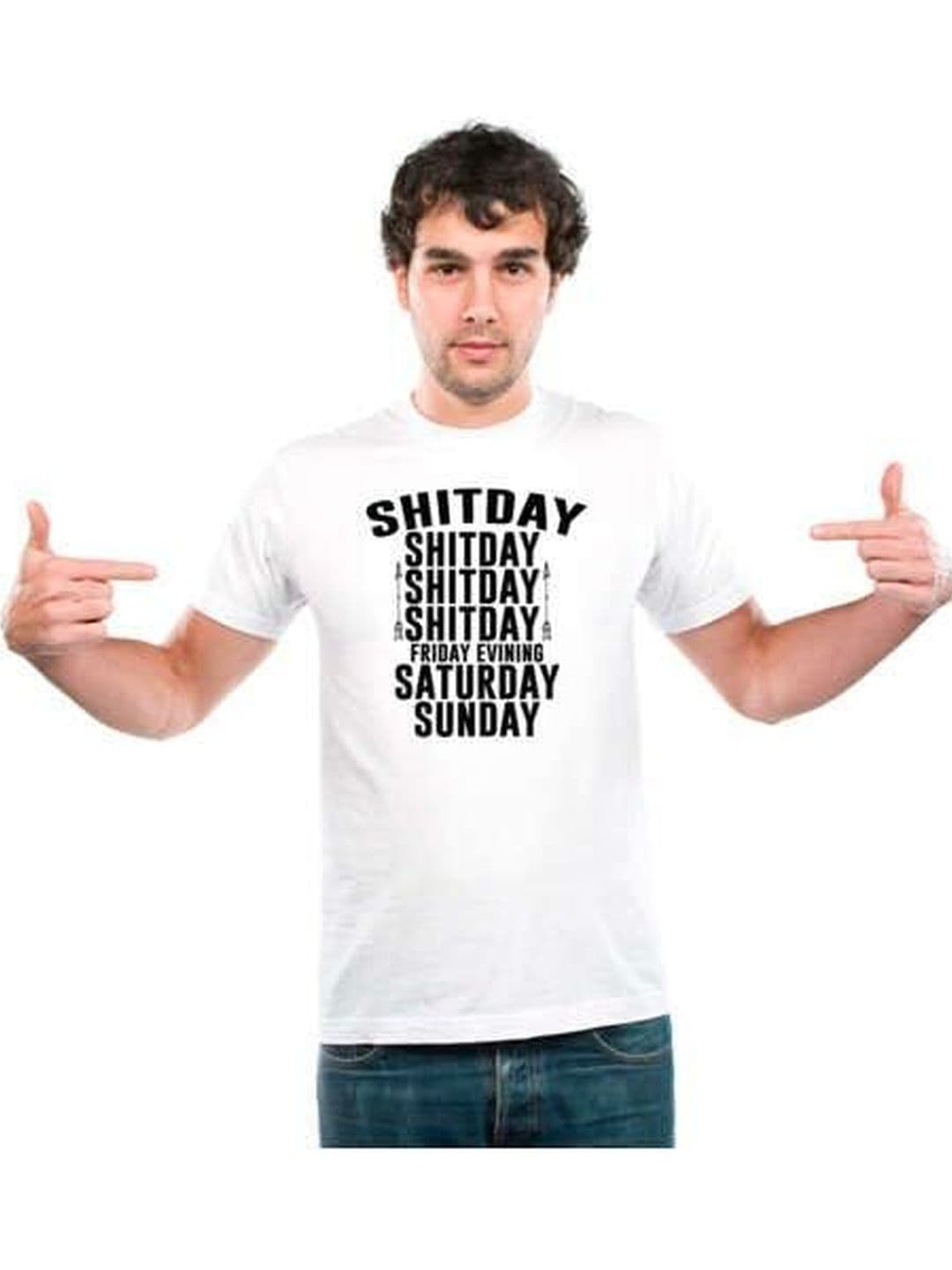UDNAG Unisex Typography Printed T-shirt - view 1