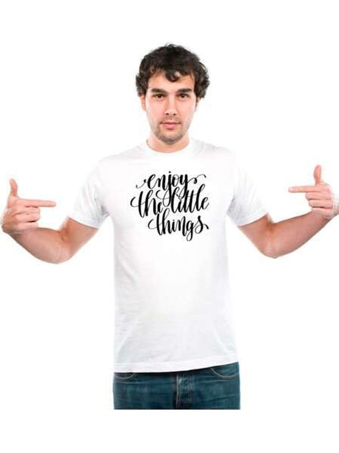 UDNAG Unisex Typography Printed T-shirt - view 1
