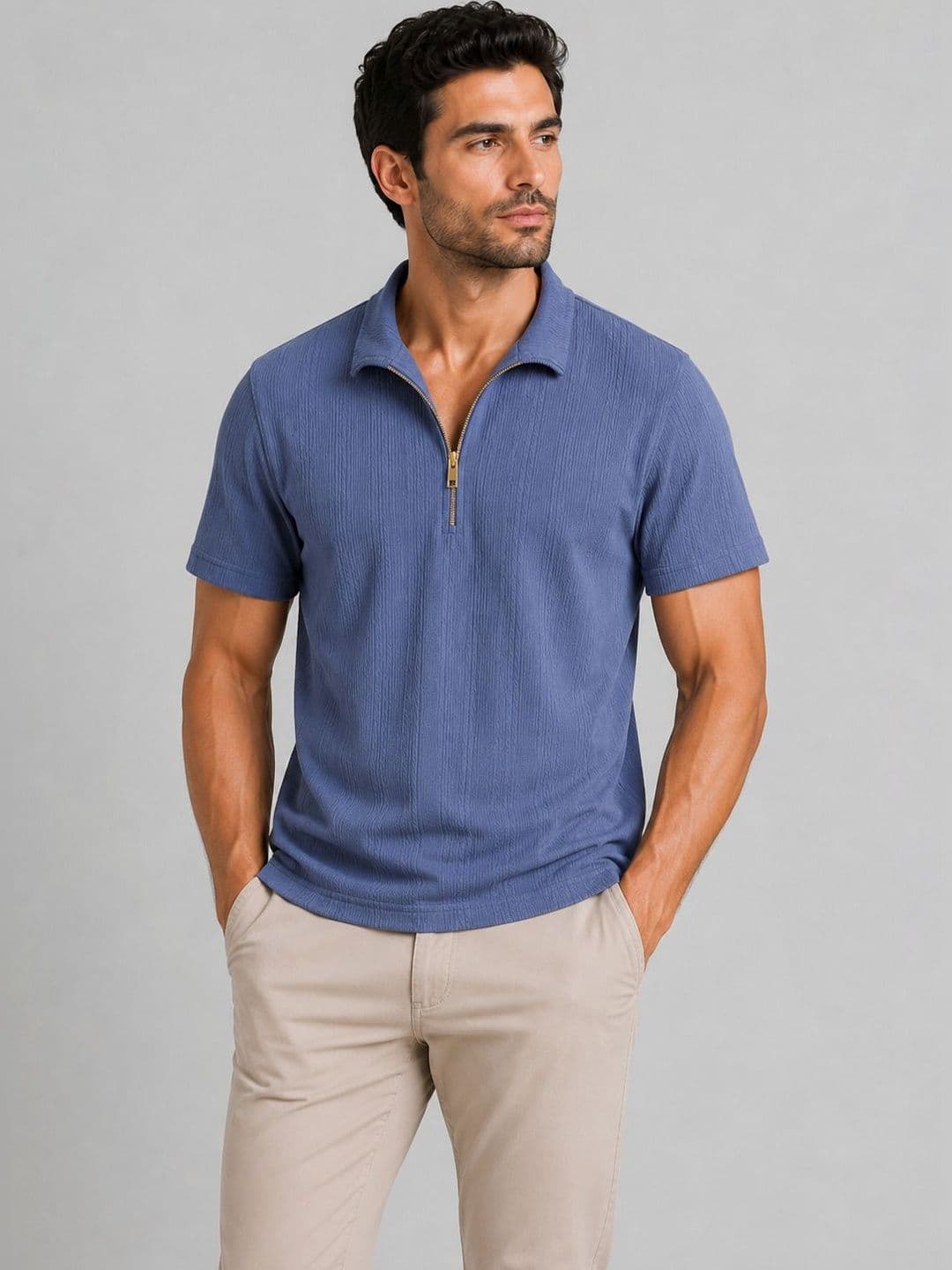 SZN Men Polo Collar T-shirt - view 1