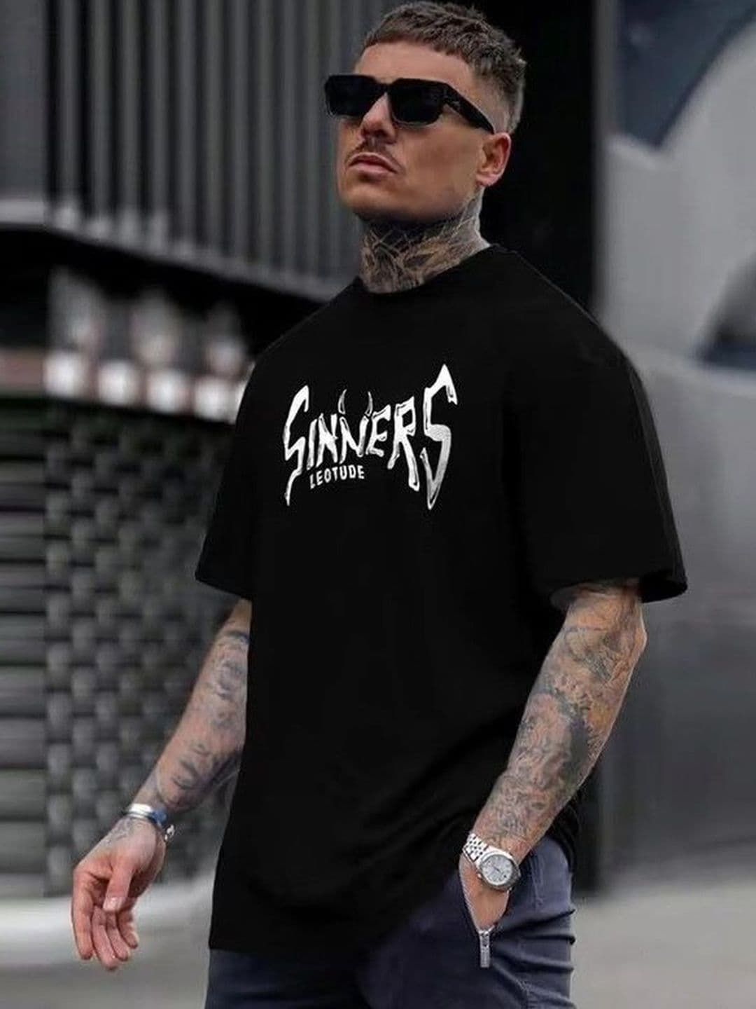 Annnackel Men Typography Printed T-shirt - view 1