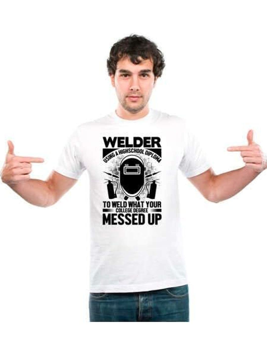 UDNAG Unisex Typography Printed T-shirt - view 1