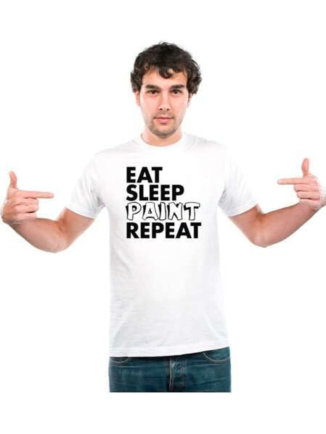 UDNAG Unisex Typography Printed T-shirt - view 1