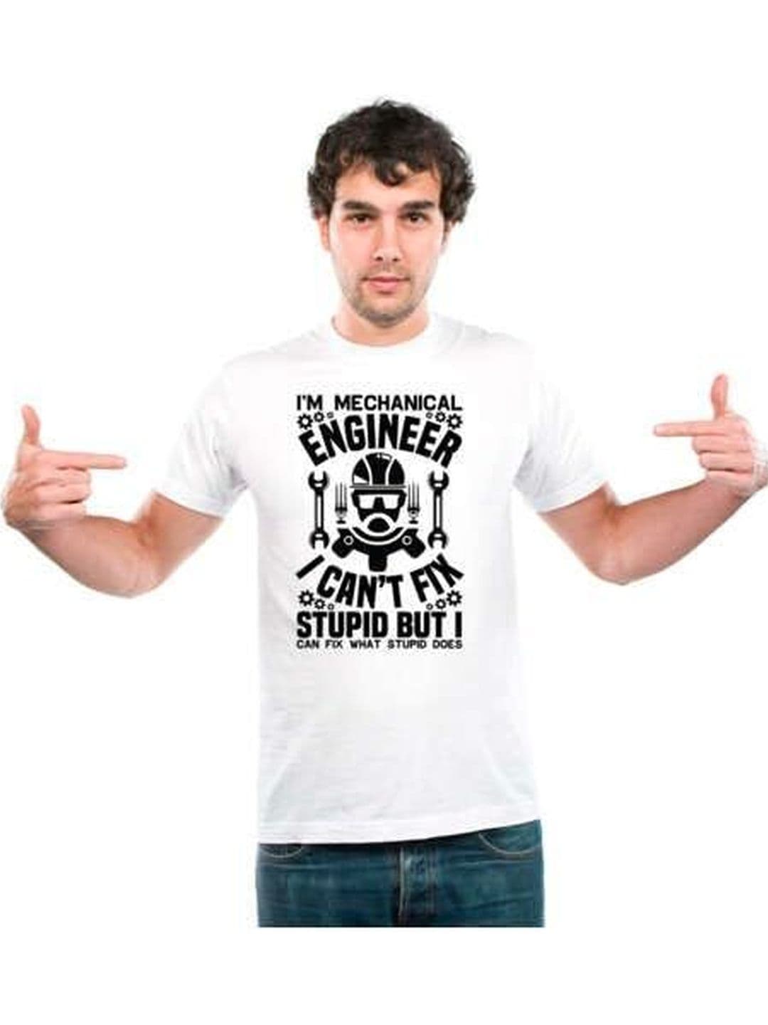 UDNAG Unisex Typography Printed T-shirt - view 1